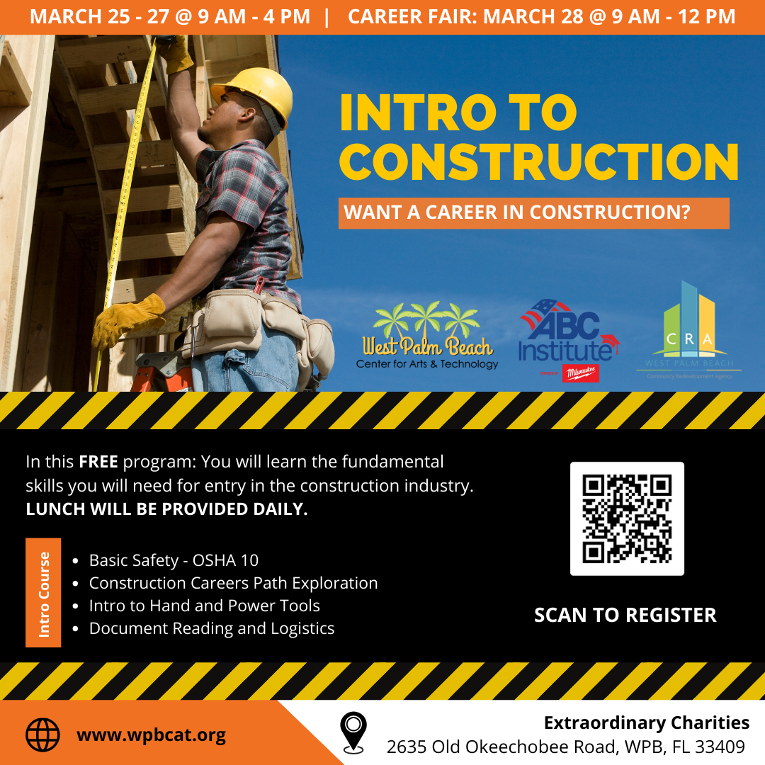 Introduction to Construction - West Palm Beach Center for Arts and ...